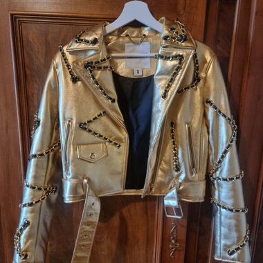 Leder Jacke