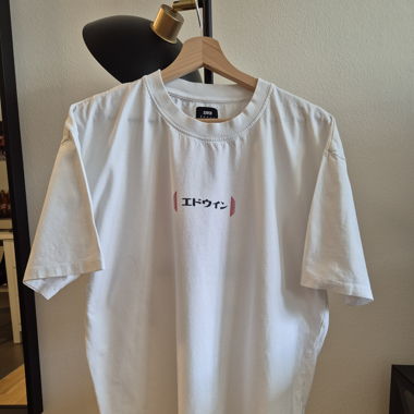 Edwin T-Shirt Weiss mit Backprint