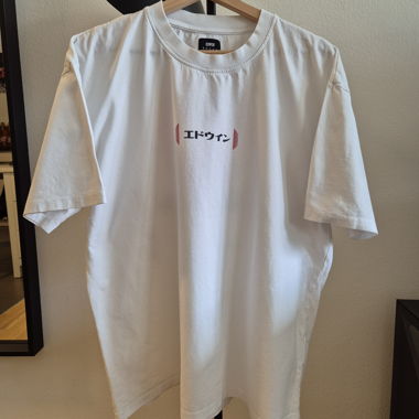 Edwin T-Shirt Weiss mit Backprint