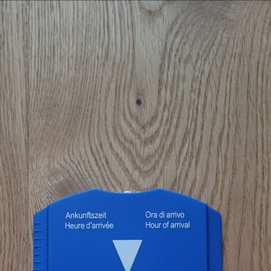 Parkscheibe mit Multifunktion
