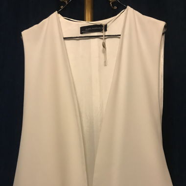 Zara Weste / Gilet in weiss