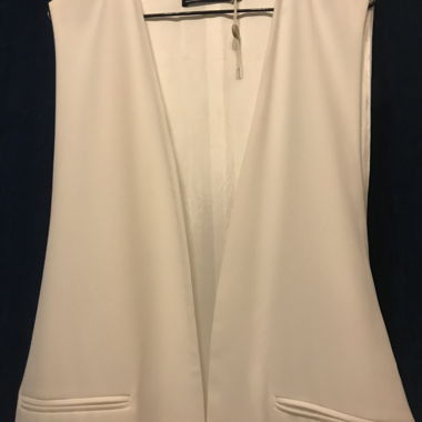 Zara Weste / Gilet in weiss