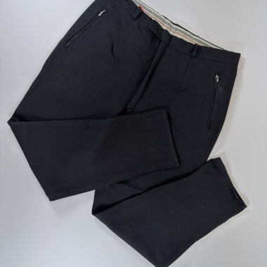 Helanca Skihose Vintage, Wollmix, schwarz, 60er J.