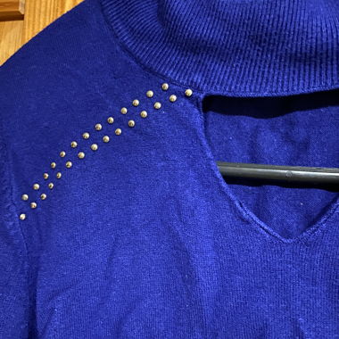 Pull bleu 