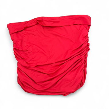 Top Bandeau Stradivarius rosso S