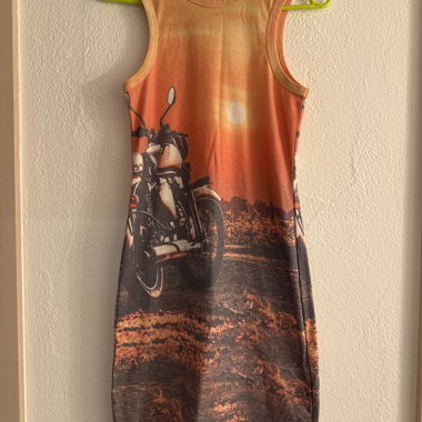 Motorcycle Print Tanktop