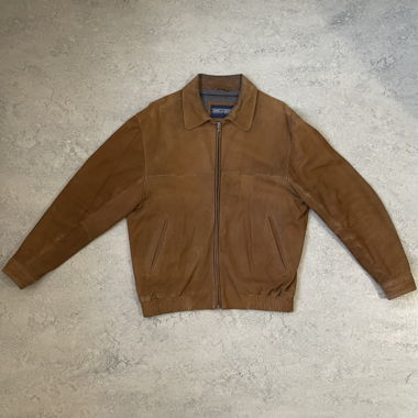 vintage daim leather jacket (Globus)