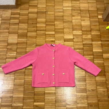 ZARA / Rosa Strickjacke mit goldenen Knöpfen Gr.L