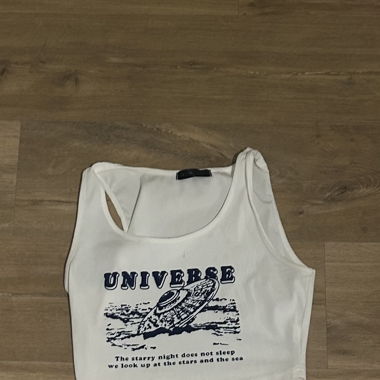 weisses crop top