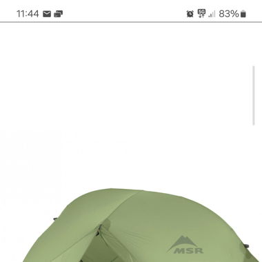 MSR Zelt 1.4kg für Bergänger
