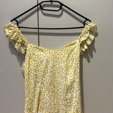 Top floreale giallo H&M