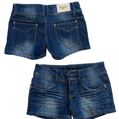 Mini short in jeans