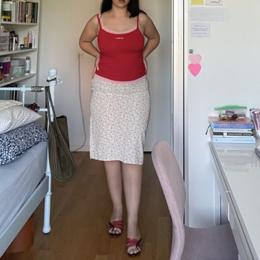 Motel Rocks floral midi skirt