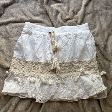 White Lace Skirt