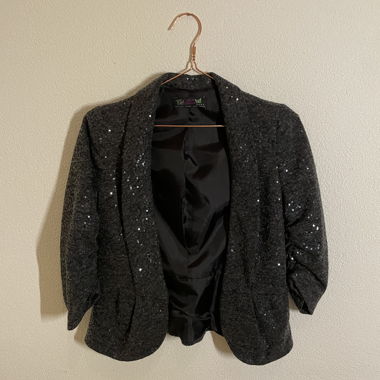 Pailletten-Blazer