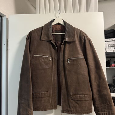 Leder Jacke