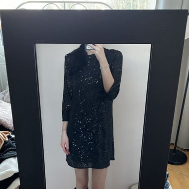 Glitter-Dress (Black)