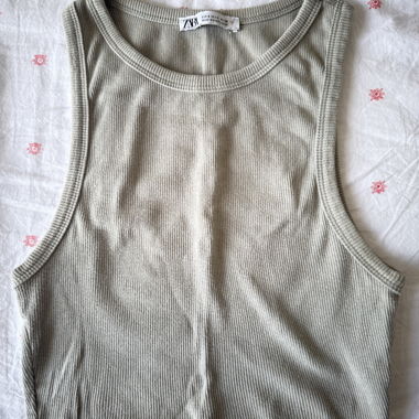 ZARA Ribbed Tank Top