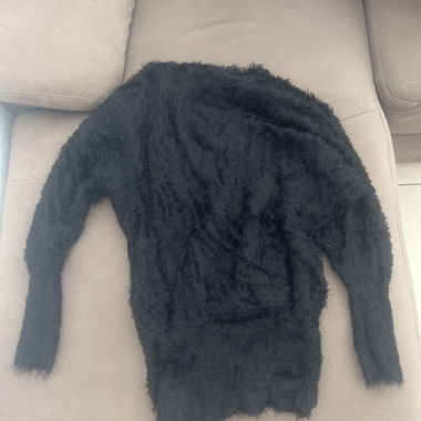 Fuzzy Black Sweater