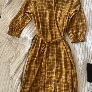 Yellow shirt Dress