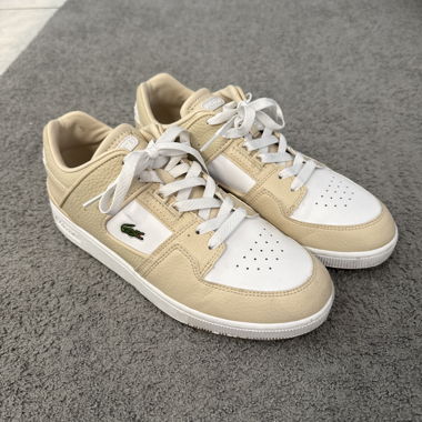 Baskets Lacoste beige/blanc