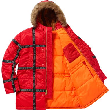 Supreme Logo Tape N-3B Parka
