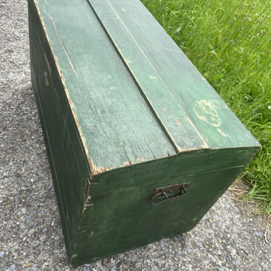 Wooden suitcase
