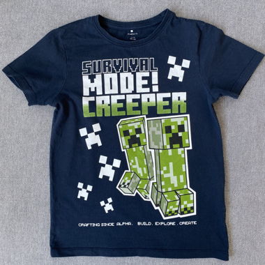 Jungen-T-Shirt Minecraft Microsoft Gr 152 