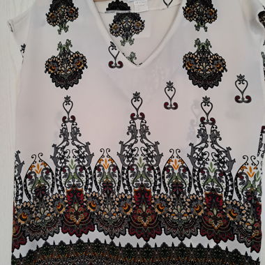 Printed Short-Sleeve Top