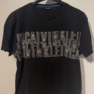 T-shirt Calvin Klein noir