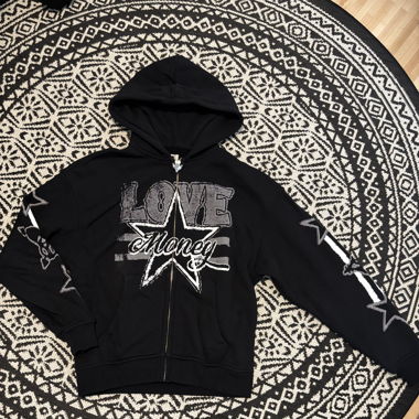 Moremoneymorelove Zipper Hoodie