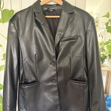Blazer similicuir 