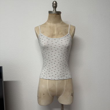 Brandy Melville Spaghetti Top with Flowers