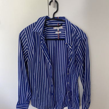Chemise Tommy Hilfiger bleu rayée