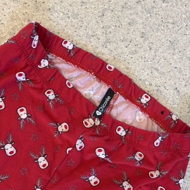 neu/ungetragen Christmas Pyjama Hose XS Rudolph