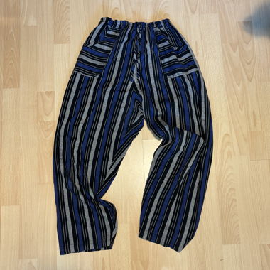 Gestreifte Baumwollhose