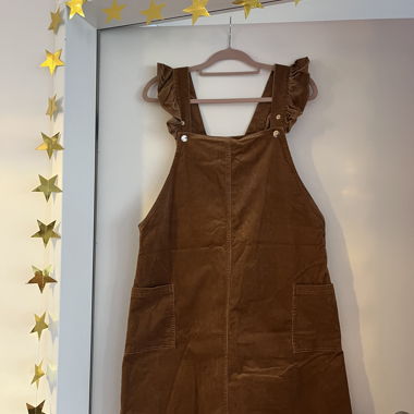 Corduroy Pinafore Dress