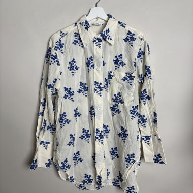 Camicia Zara a bottoni floreale