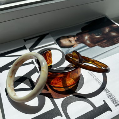 Acrylic Bangle Bracelets