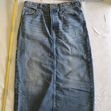 Gonna lunga in jeans