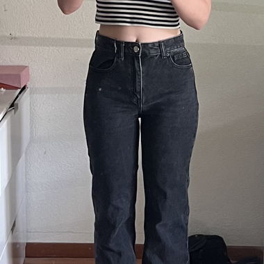 Straight leg jeans