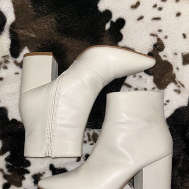 White Heeled Boots