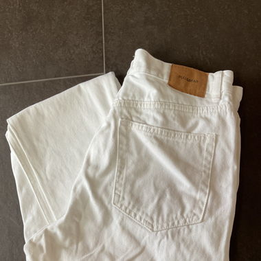 Pull&Bear Mom-Jeans weiss