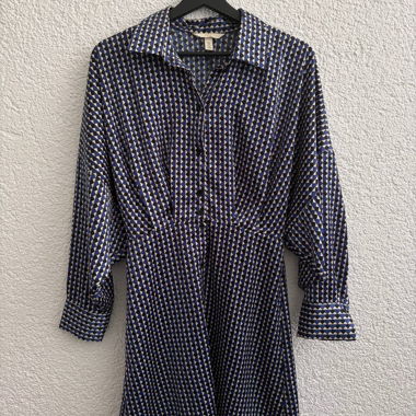 Robe chemisier rétro à motif de H&M