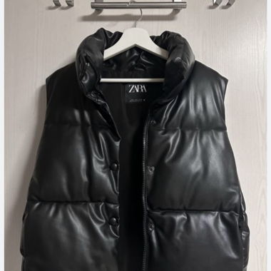 Leder Gilet 