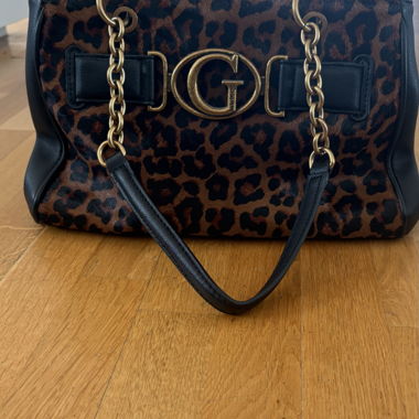 Guess Leopard Print Handbag