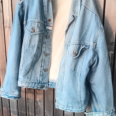 Giacca di jeans vintage imbottita