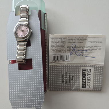 Swatch Uhr in rosa