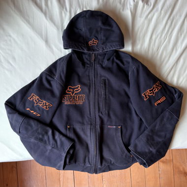 Veste de travail Supreme x Fox noire