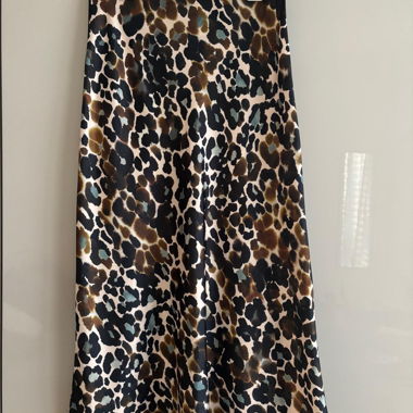 Gonna lunga con stampa leopard